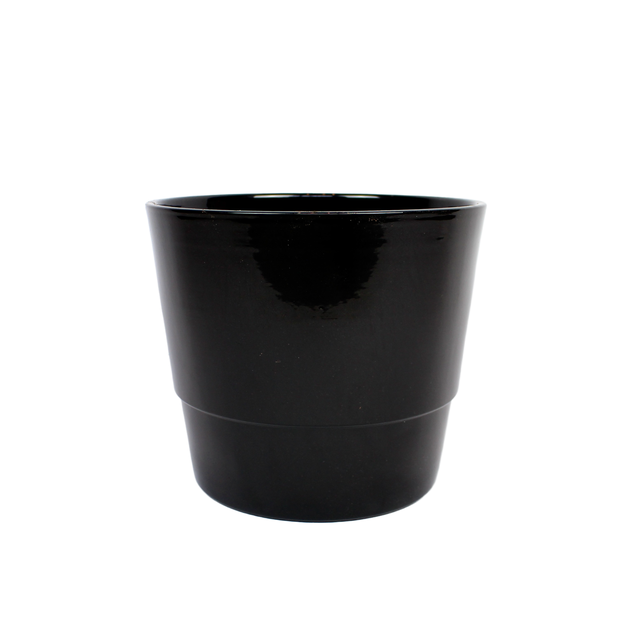 Gloss Pot - Black D20cm – The Archway Planter