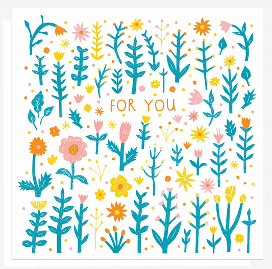 For You Flowers Card